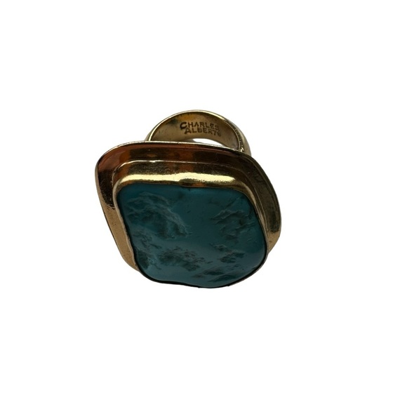 Charles Albert Turquoise Adjustable Ring - Picture 6 of 7